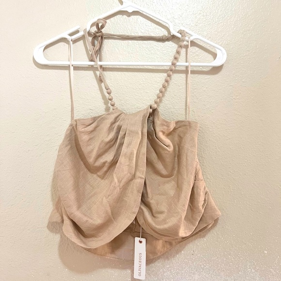 Olivaceous Adele top- natural in size medium - Picture 1 of 7